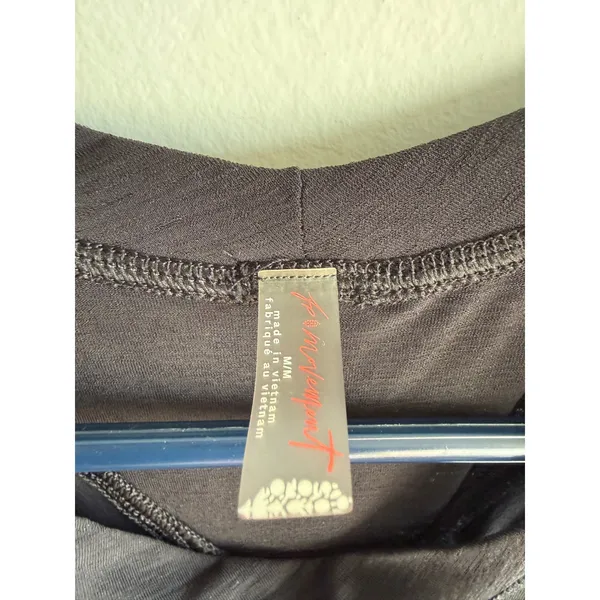 Free People Movement Womens Black Racerback Tank Top Panelled Activewear Size M - Image 4