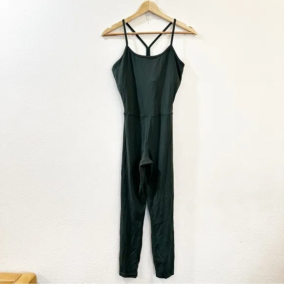 Splits59 Womens Sleeveless Airweight Jumpsuit in‎ Military Green Size Small - Image 4