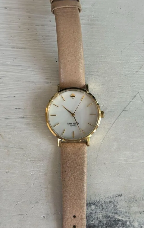 Kate Spade New York Metro Slim Women's Watch with Leather Band - Image 3