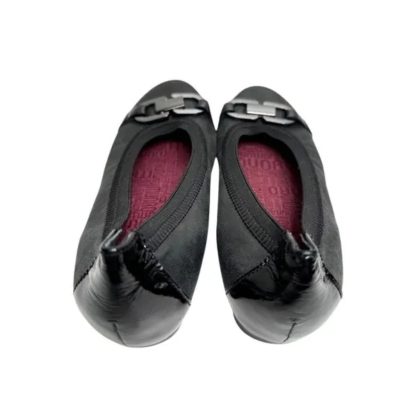 Munro‎ Flats Size 5.5 Black Metallic Ivy Ballet Slip On Casual Shoes - Image 4