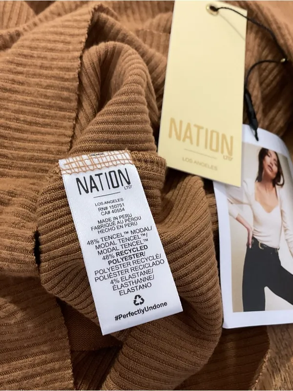 Nation LTD Ashlyn Sweetheart Sweater Womens Size Small - Image 5