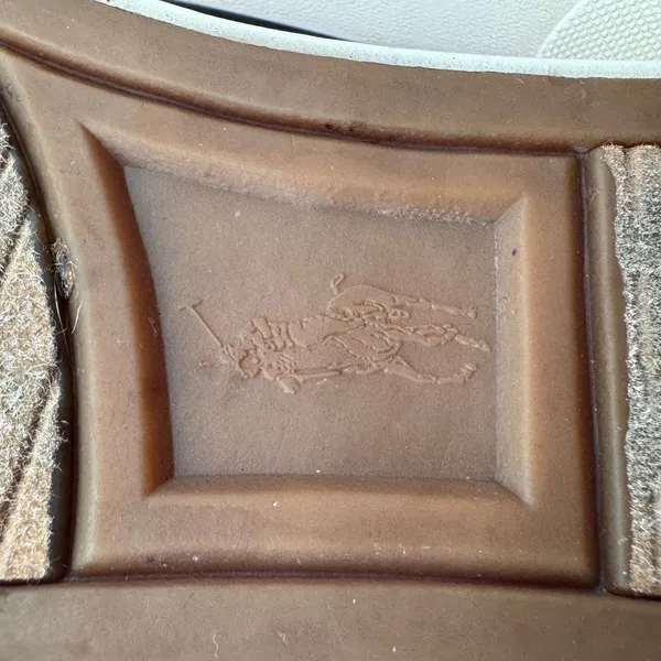 Polo Ralph‎ Lauren Lilia Boat Shoes Women 8.5B Flannel Microsuede Coastal Preppy - Image 11