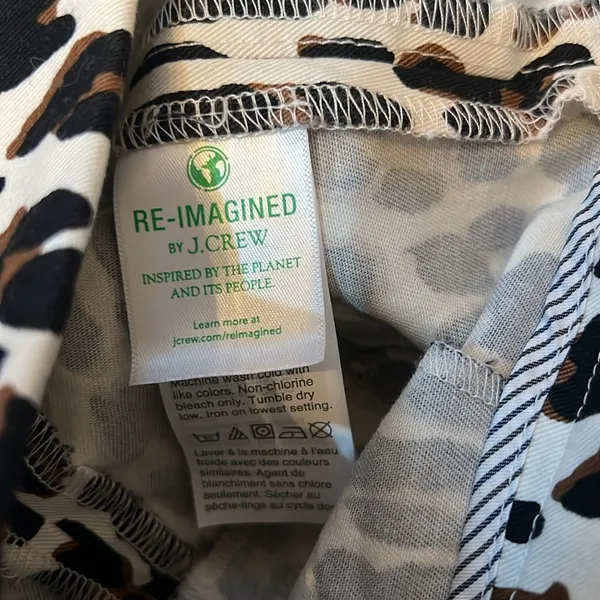 J Crew Remi Pant In Leopard Animal Print Size 6t Tall - Image 7