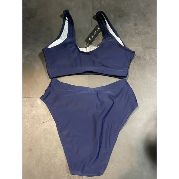 Two-piece navy blue swimwear size extra‎ small A-14 - Image 2