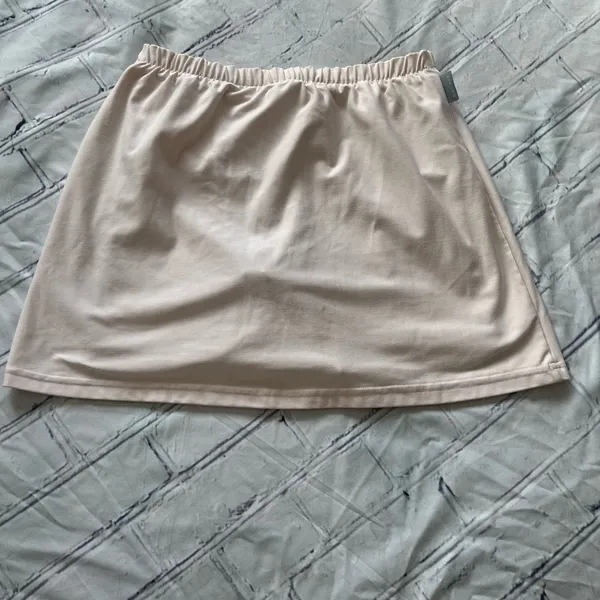Nike Dri-FIT Peach Beige Tennis Mini Skirt Women’s Small Elastic Waist Athletic - Image 7