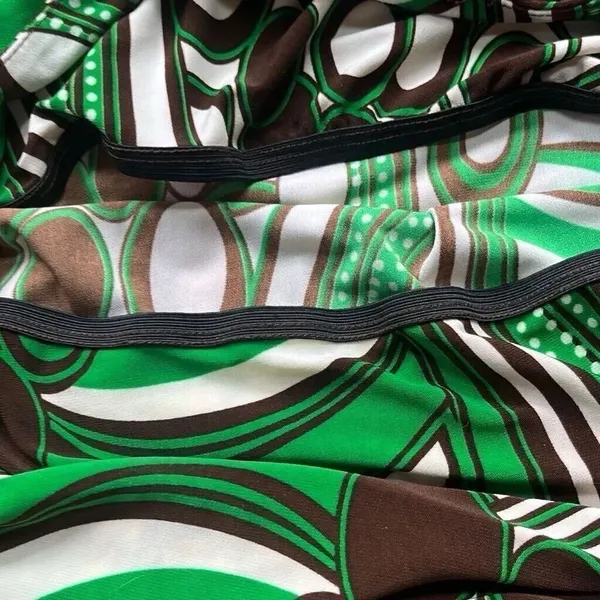 Vertigo Paris Sleeveless Dress Green, Brown, and Tan Size M - Image 5