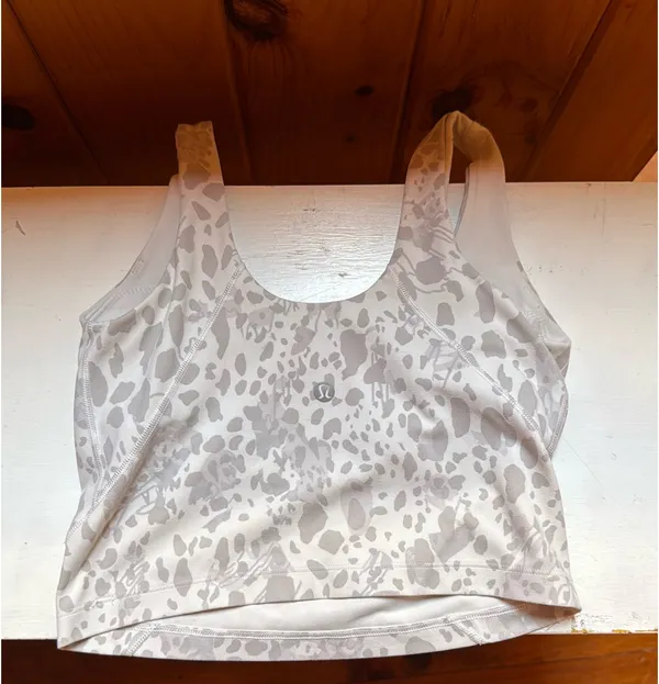 White Cheetah Lululemon Align Tank - Image 2