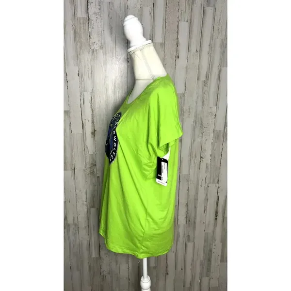 NWT Minnesota Timberwolves Women's Size Medium‎ Green Logo T-Shirt - Image 4