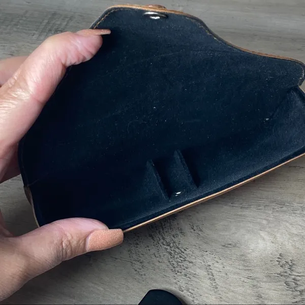 Ray-Ban Brown Leatherette Hard Sunglasses Case Only - Image 4