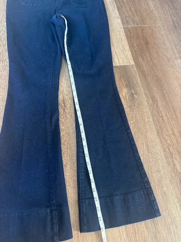 Bleu Dark Wash Flare Jeans - Size 6 - Image 3