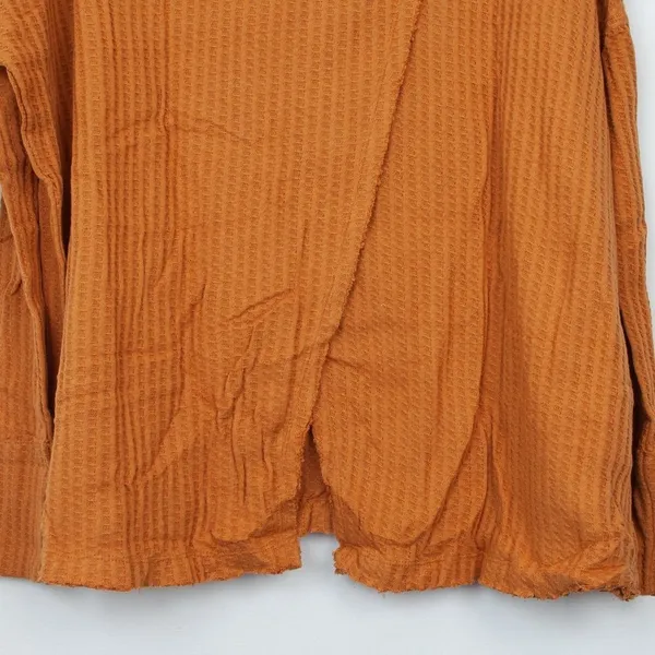 Free‎ People Juicy Long Sleeve Waffle Cowl Neck Top Size Medium NWT - Image 10