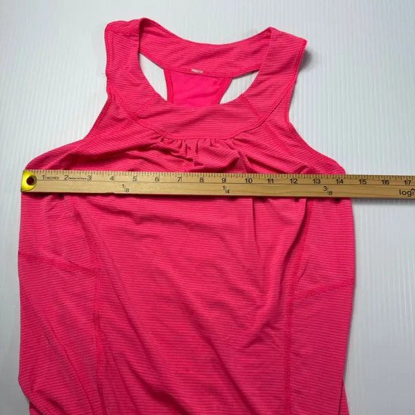 Lululemon Tank Top‎ Athletic Workout Racerback Drawstring Pink Size 4 - Image 6