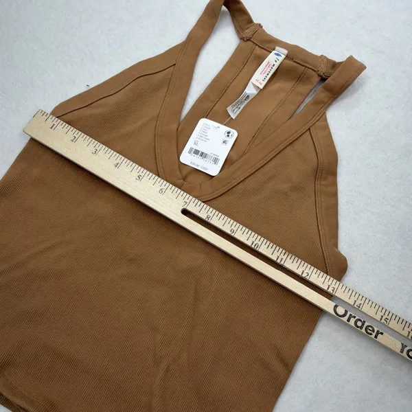 Free People Movement Women's All Clear Cami Twig Cedar Brown Size XL NWT - Image 7