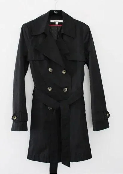 DKNY Abby Double Breasted Trench Coat - Image 3