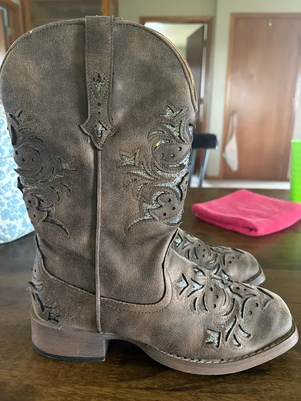Roper cowgirl boots Gray Size 6 - Image 3