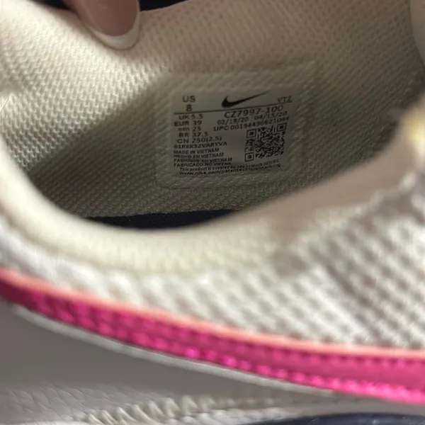 Nike Air Max Excee Shoes White Pink Navy Size 8 - Image 8