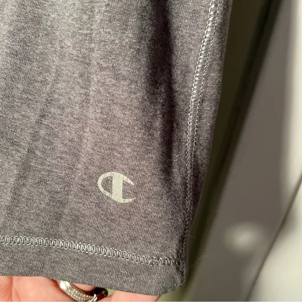 Champion‎ Women's Size Small Babson Beavers T-Shirt Gray Green Graphic - Image 5
