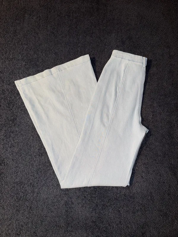 Flying Tomato Light Blue High-Rise Wide Leg Jeans - Image 6