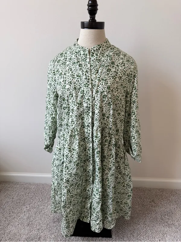 Tuckernuck Meadow Ditsy Royal Shirt Dress - Image 3