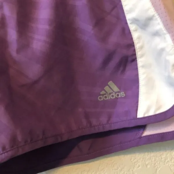 Adidas Purple Lined Athletic Running Shorts S‎ - Image 5