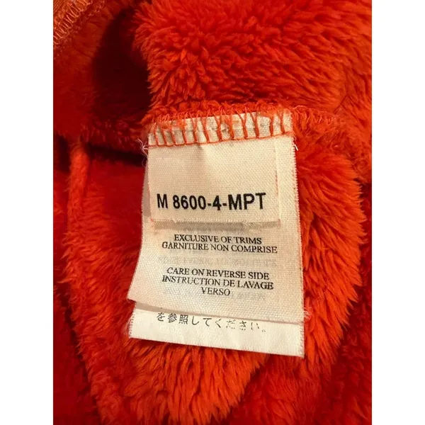 Marmot Sherpa Fleece Hoodie Orange Red Full Zip Jacket M8600-4-MPT Womens S - Image 5