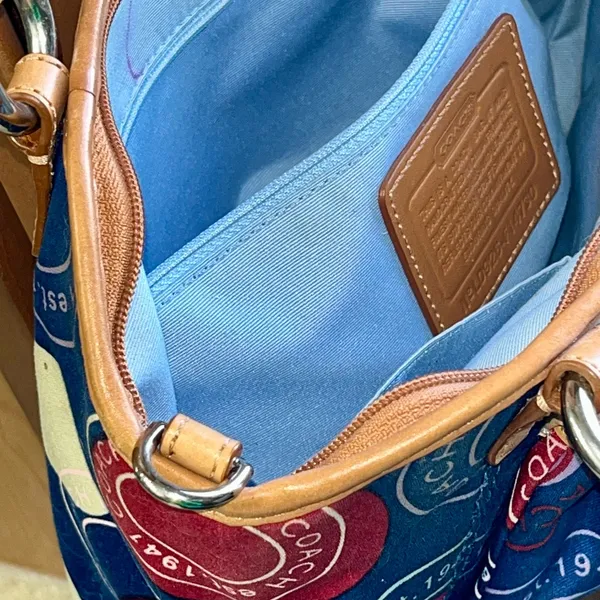 COACH-multi color pok-a-dot tote - Image 13