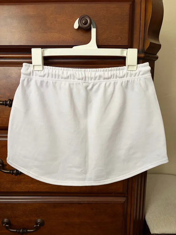 Cotton On white athletic soft mini skirt - Image 2