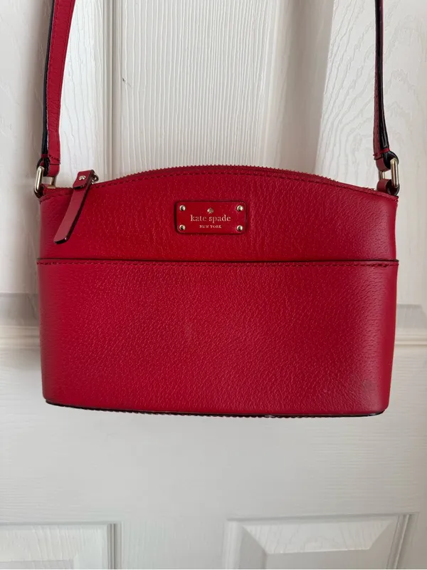 Kate Spade Red Crossbody Purse - Image 2