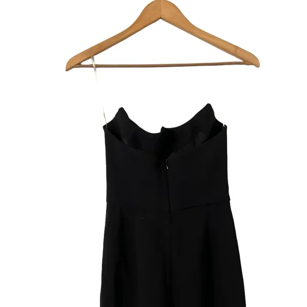 HOUSE OF CB Millie Black Strapless Jumpsuit - Image 9