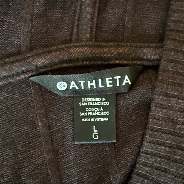 Athleta Harmony Pose Hooded Crop Sweater - Image 8