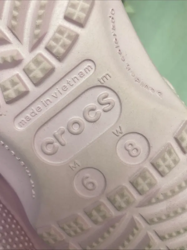Crocs Pastel Pink Clog Shoes 8 - Image 6
