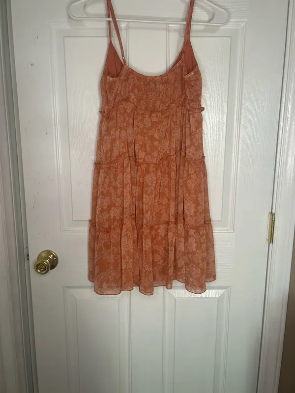 Free people inspired orange mini dress - Image 2