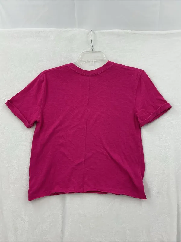 We The Free Hot Pink Boxy Short Sleeve Tee 1153 - Image 7