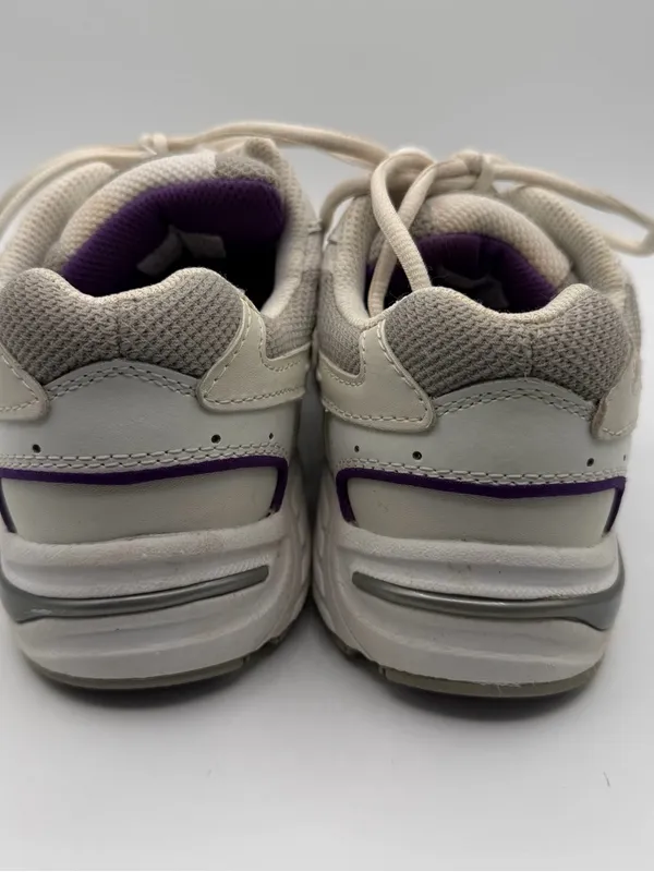Vionic Walker Womens 7 Wide White Purple Orthotic Arch Support Walking Shoes - Image 4