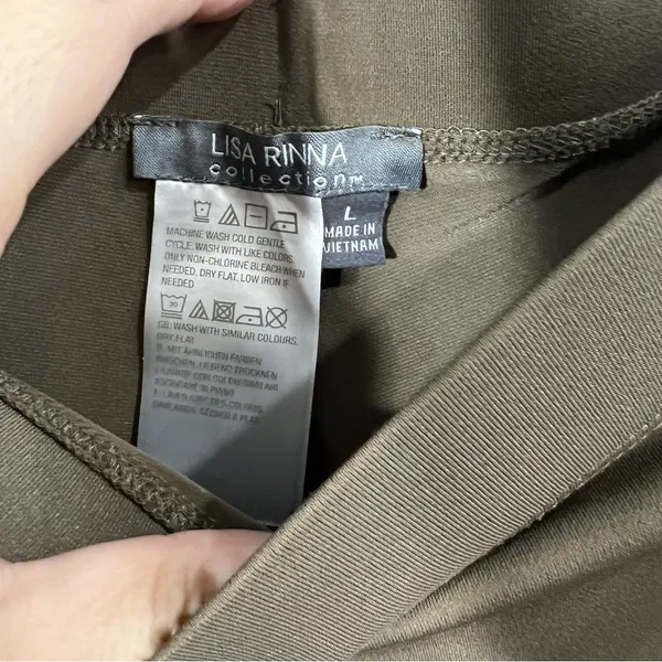 Pull on joggers by Lisa Rinna Collection greenish brown Size L - Image 4