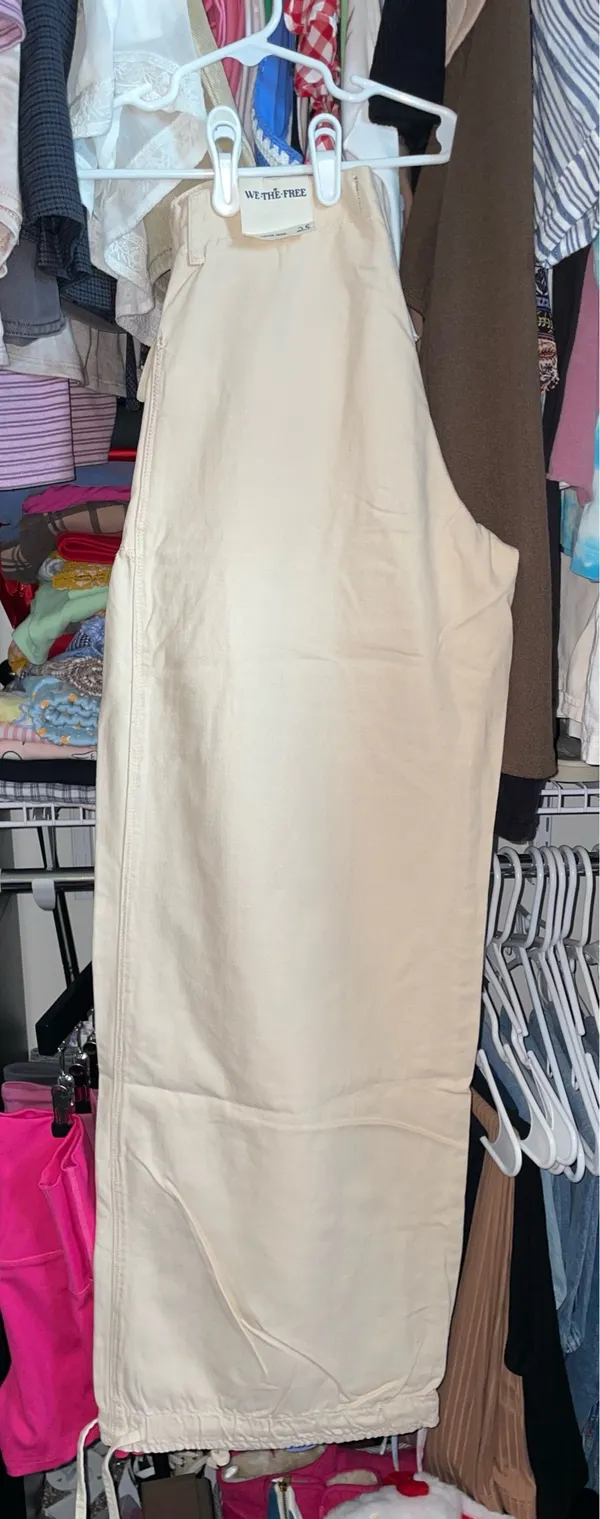 NWT FREE PEOPLE Lotus Balloon Jeans - Image 5