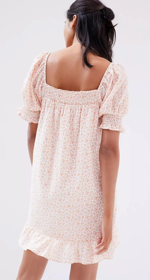 dRA Puff-Sleeved Mini Dress - Image 3