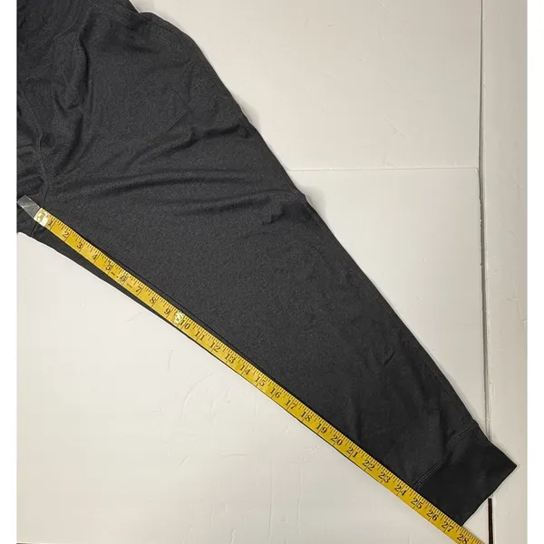 Lole Joggers Dark Gray‎ Jersey Knit Lounge Pant Cinch Waist Size L Athleisure - Image 5