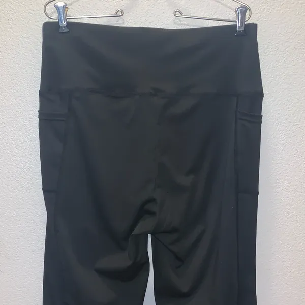 Woman’s 2XL Black High-Waisted Leggings Side Pockets - Image 6