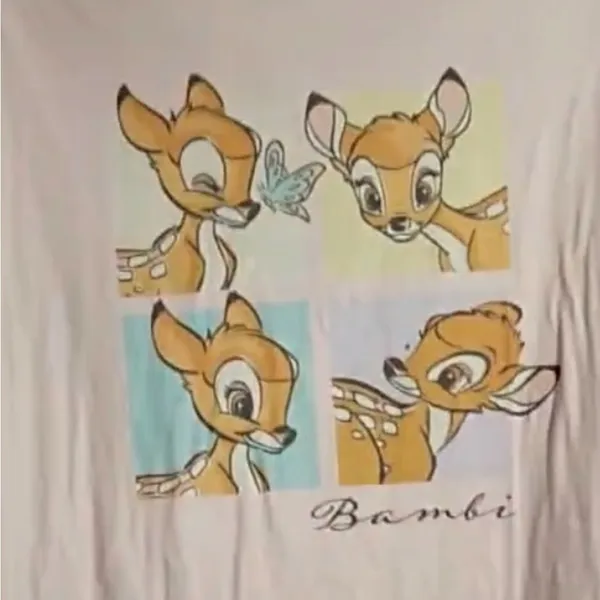 NWT Disney Bambi Nightshirt Pajama Sleep Tee Women’s Size Medium - Image 2