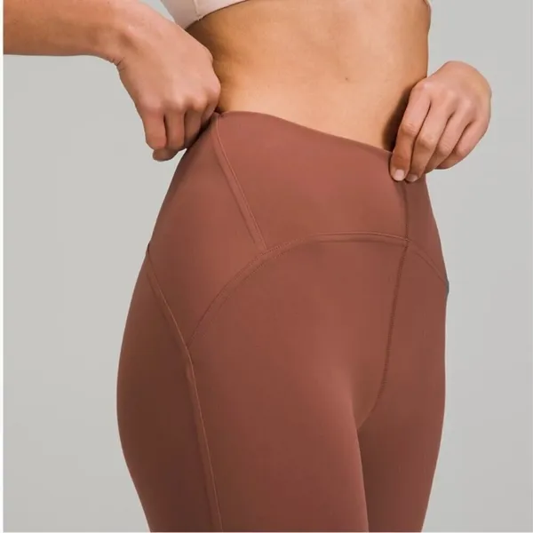 Lululemon InStill‎ Tight Size 10 Ancient Copper SmoothCover Pilates Sporty Yoga - Image 2