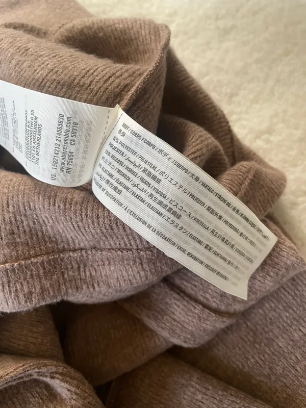 Abercrombie Exclusive Online Taupe Cozy Knit. Dress Mock Neck NWT XS - Image 7