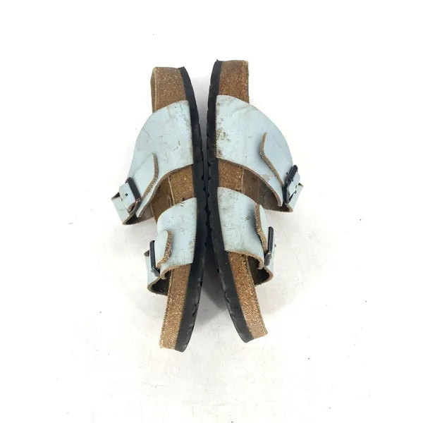 Birkenstock Sydney Light Blue Leather Sandals Womens EU 37 US 6 Regular - Image 5