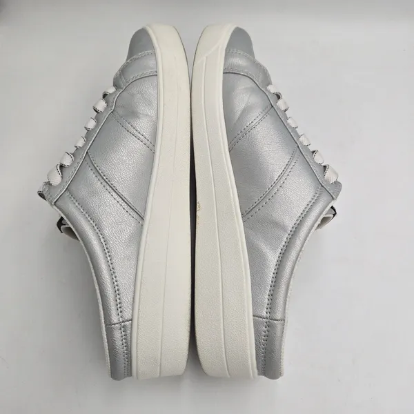 Ryka Viv Classic Mules Slip On Sneakers Women 9M Silver Leather Arch Support - Image 5