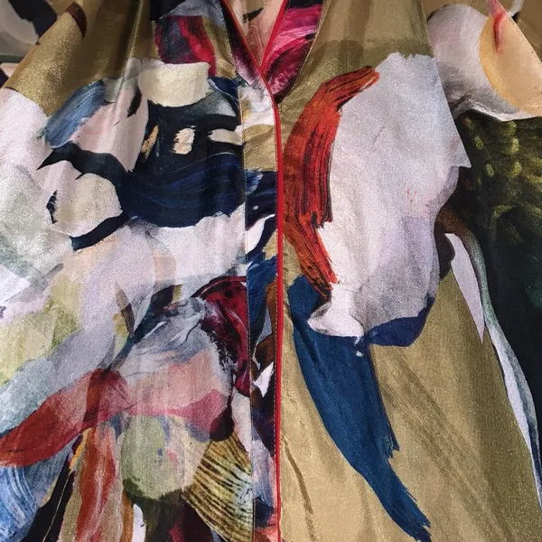 Vineet Bahl Anthropologie Silk Blouse - Image 2