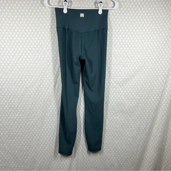 Vuori Blue High‎ Rise Rib Studio Leggings - Image 4
