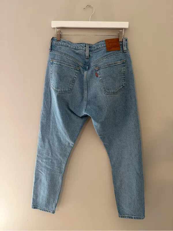 Levi’s 501 Skinny High Rise Blue Jeans Women’s W28 L28 Button Fly - Image 5