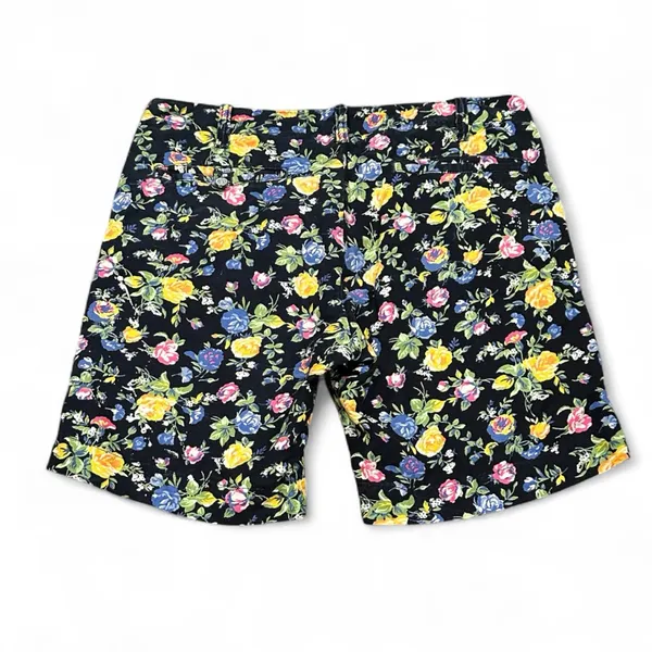 Polo Ralph Lauren Blue Floral Linen Shorts 32 - Image 3