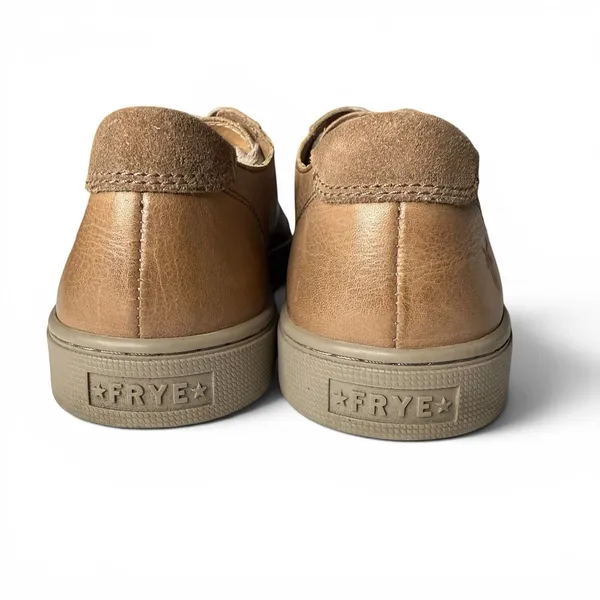 FRYE Gemma Ivy Low Lace Sneaker Taupe Brown Casual Leather Shoe Women's 9‎ M - Image 10
