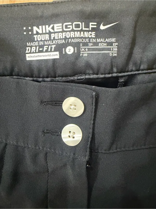 Nike Golf Black Tour Performance Dri Fit Shorts - Image 5